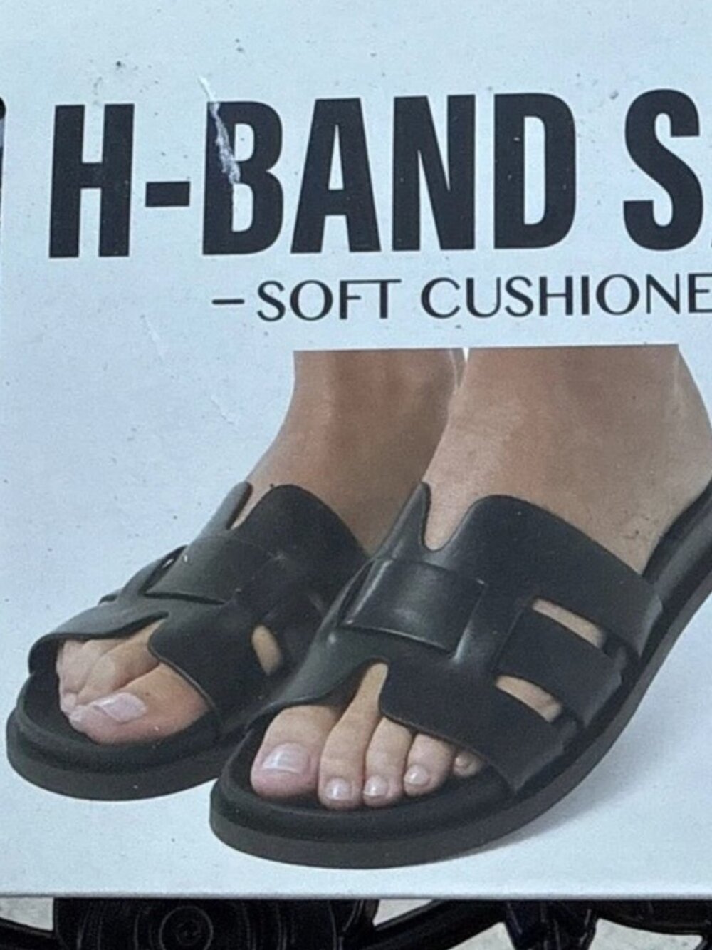H-Band sandals Soft Cushion Black